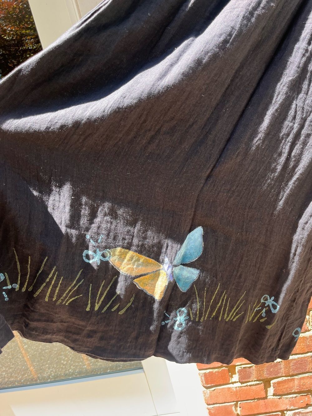 Blue Fish Hand-painted Linen Set - Picture 7 of 12